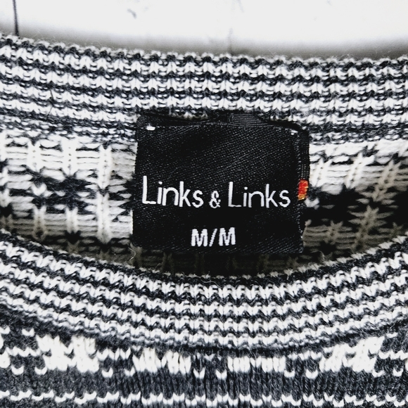 LINKS & LINKS | vintage sheep snow snowflake sweater - Picture 4 of 5
